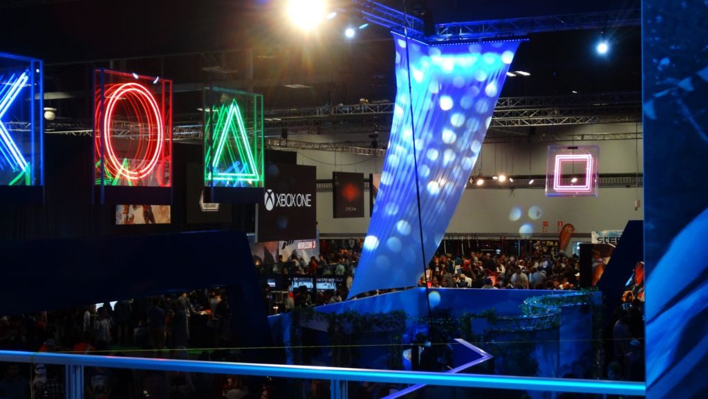 Gaming Area at Armageddon Expo